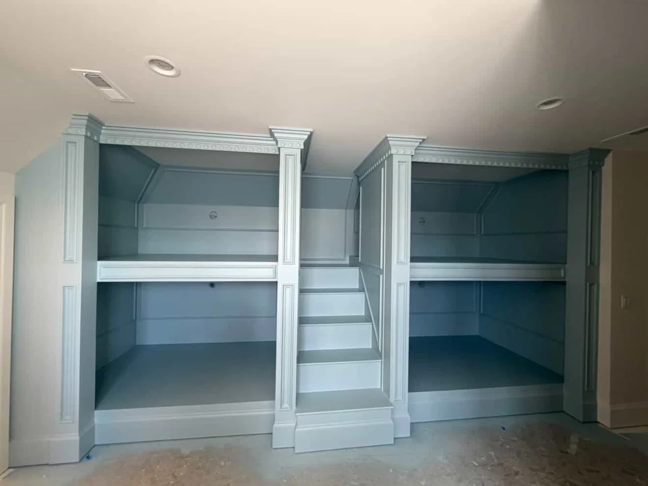 Custom built-in bunk beds